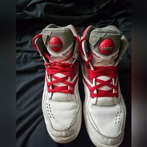 Reebok The Pump Sneakers with Red Accents